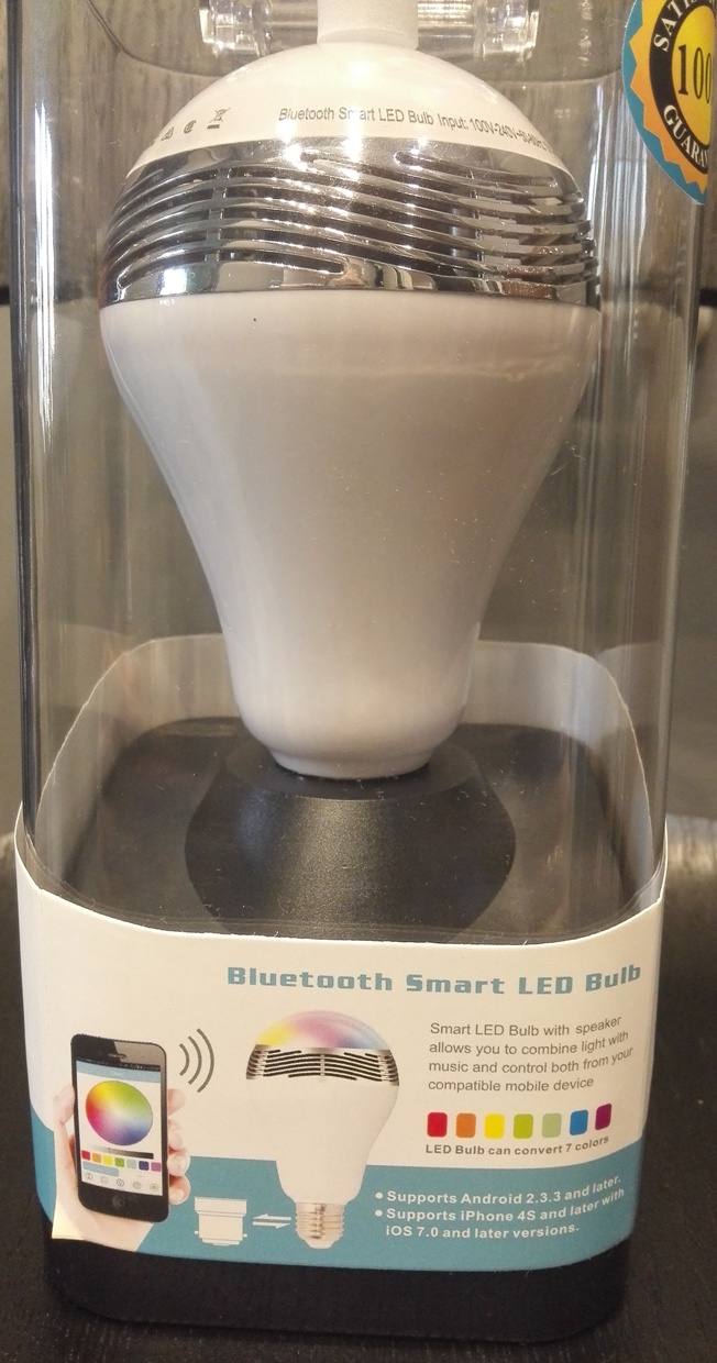 Bluetooth лампочка колонка - лучший подарок